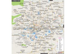 Coimbatore City Map