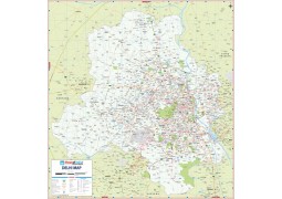 Delhi Large City Map