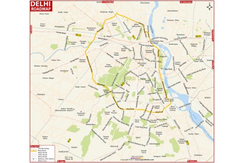 Delhi Road Map