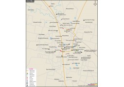 Deoria City Map, Uttar Pradesh