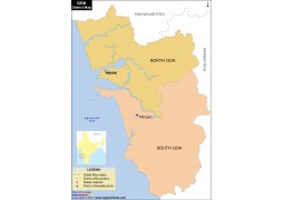 Goa District Map