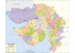Gujarat Detailed Map