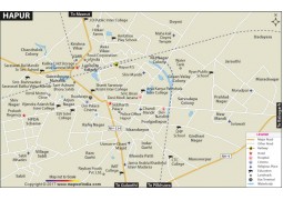 Hapur City Map
