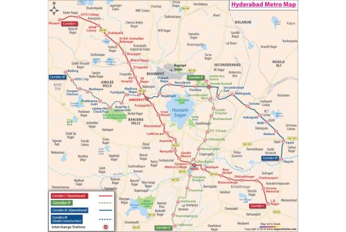 Hyderabad Metro Map