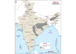 India Coal Reserves Map