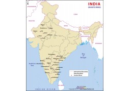 India Granite Mines Map