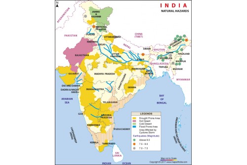 India Natural Hazard Map