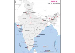 India Refineries Map