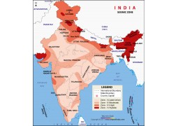 India Seismic Zone Map