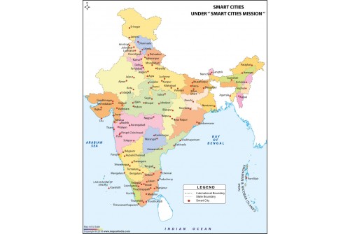 India Smart Cities Map