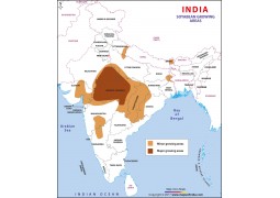India Soyabean Growing States Map