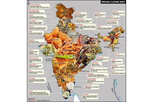 Indian Cuisine Map