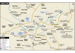 Jabalpur City Map