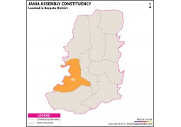 Jania Assembly Constituency Map