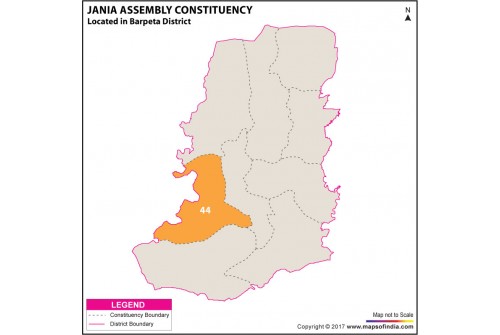 Jania Assembly Constituency Map