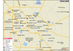 Jhajjar City Map