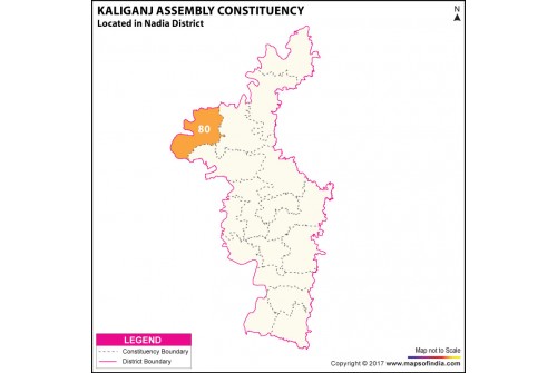 Kaliganj Assembly Constituency Map