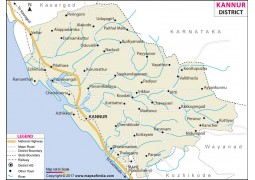 Kannur District Map