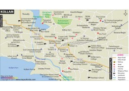 Kollam City Map