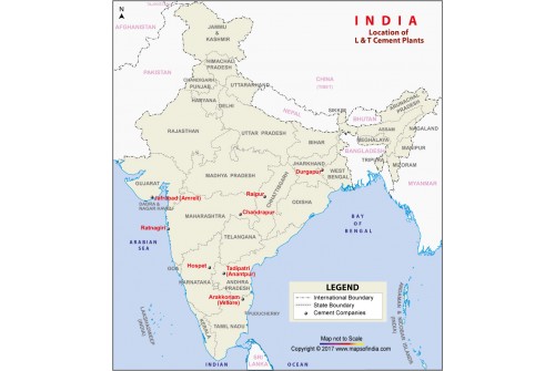 L and T Cement Plants in India