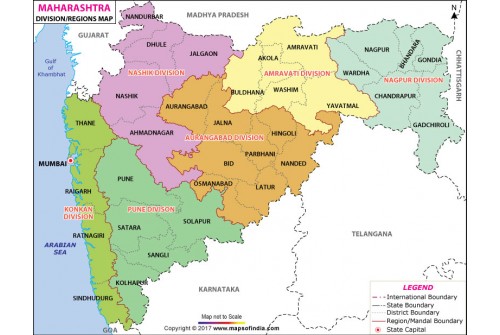Maharashtra Regions Map
