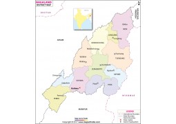 Nagaland District Map