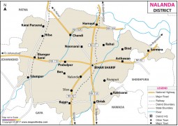 Nalanda District Map