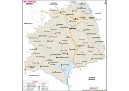 Nalgonda District Map