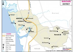 Navsari District Map