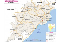 Odisha Road Map