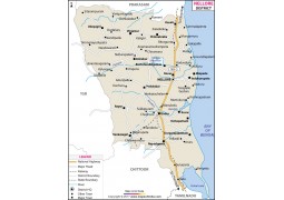 Sri Potti Sriramulu Nellore District Map