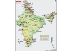 Tourist Map of India