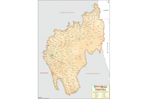 Tripura Antique Map