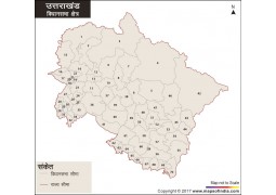 Uttarakhand Assembly Map