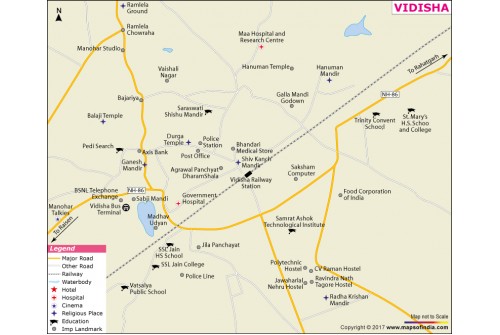 Vidisha City Map
