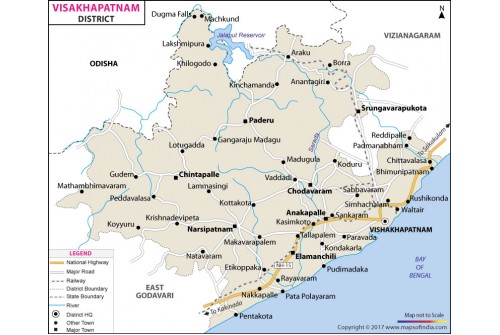 Vishakapatanam District Map