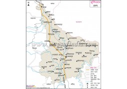 Murshidabad District Map In Bengali Language