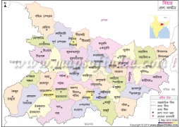 Bihar District Map In Bengali Language