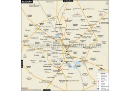 Aligarh City Map