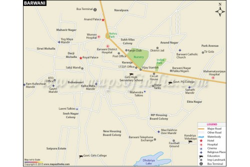Barwani City Map