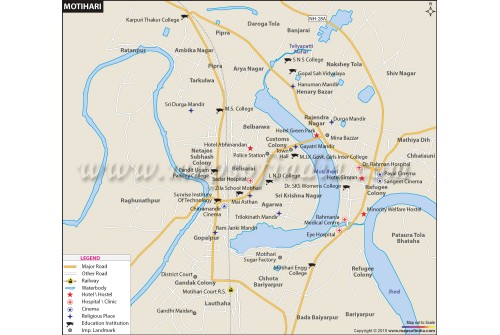 Motihari City Map
