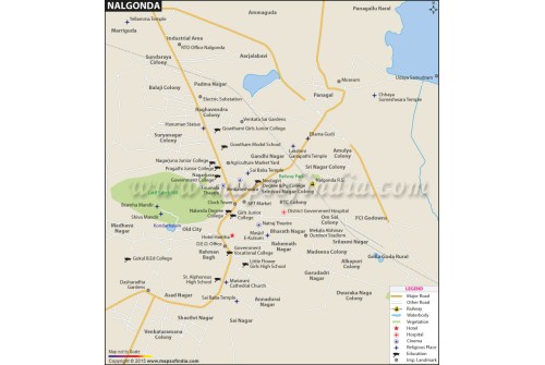 Nalgonda City Map