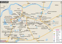 Navsari City Map