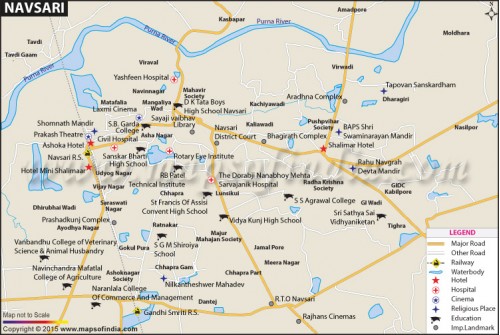 Navsari City Map