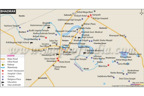 Bhadrak City Map
