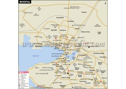 Bhopal City Map