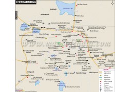 Chitradurga City Map