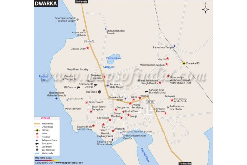 Dwarka City Map