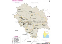 Himachal Pradesh Roads Map