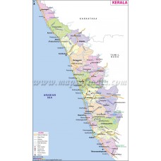 Buy Kerala Map Online | Map of Kerala